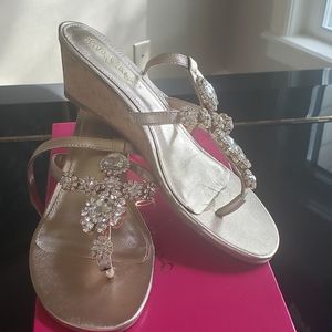 Lily pulitizer katelyn gold sandals
